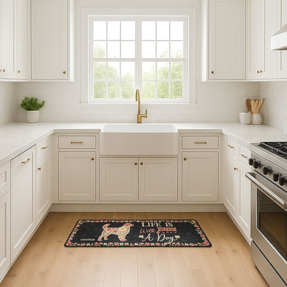 Life Is Better With Dogs - Personalized Runner Rug