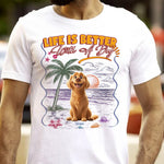 Life Is Better With Dogs - Personalized Shirt