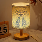Life Is Better With Dogs Toile De Jouy Custom Breeds - Personalized Fabric Lamp
