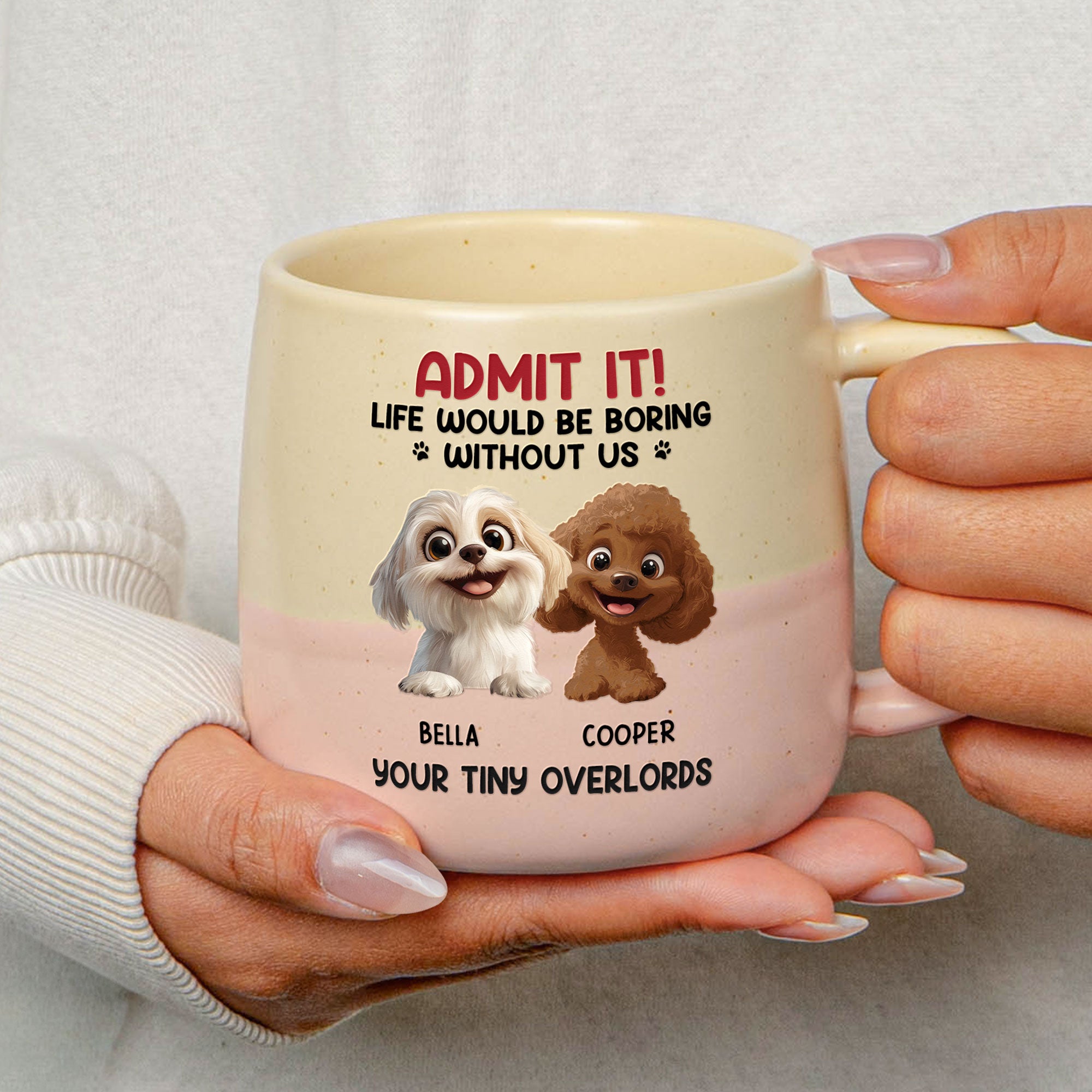 Life Would Be Boring Without Us - Personalized Two-Tone Mug
