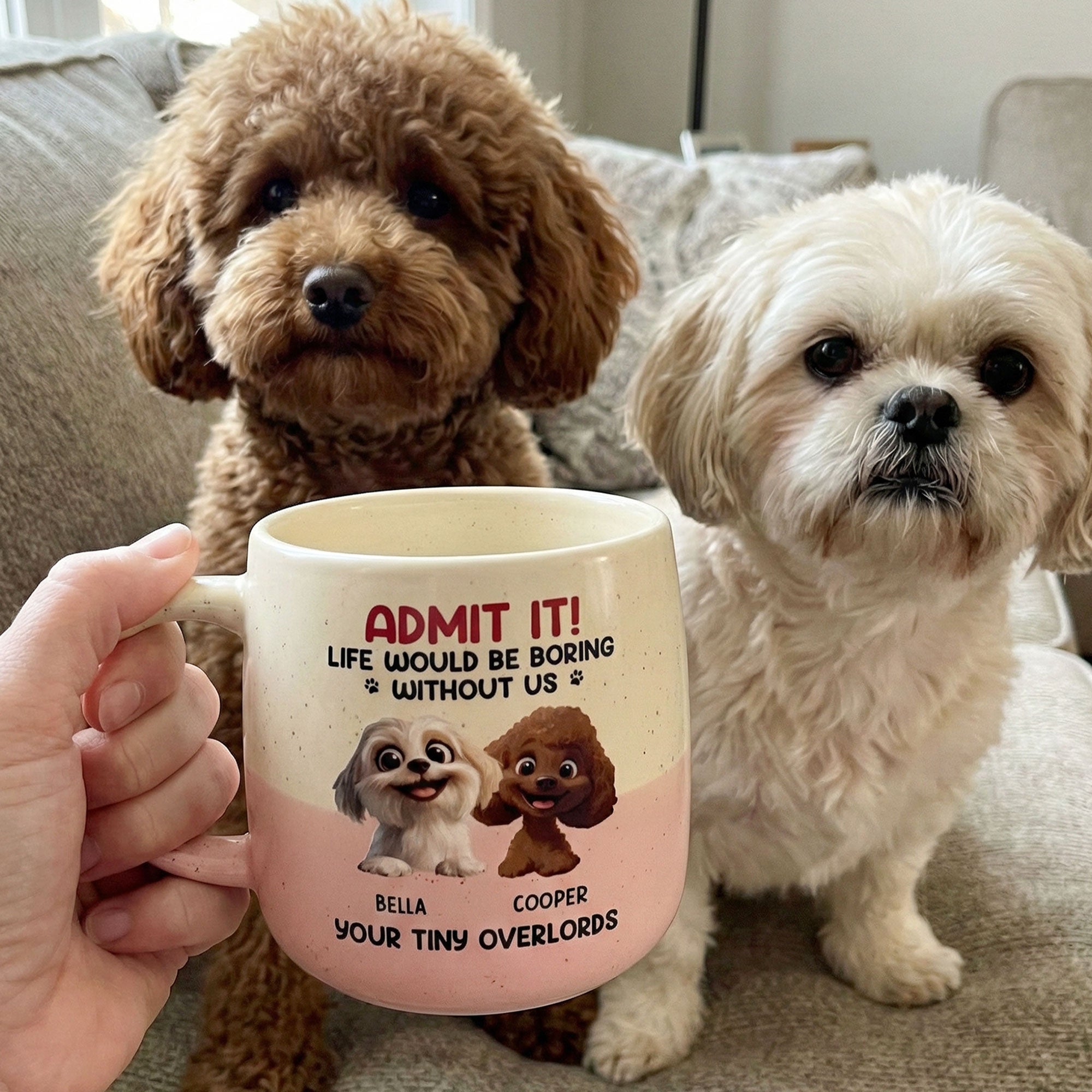 Life Would Be Boring Without Us - Personalized Two-Tone Mug
