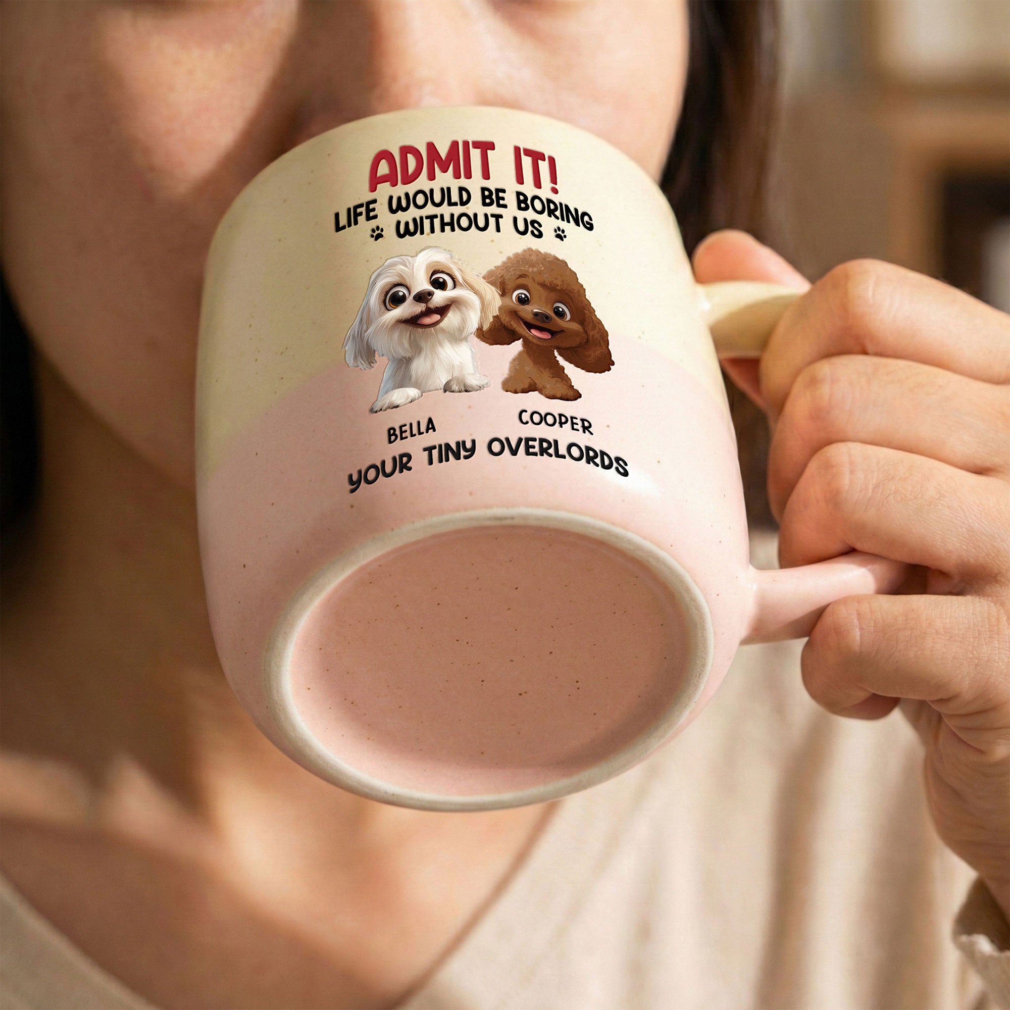 Life Would Be Boring Without Us - Personalized Two-Tone Mug
