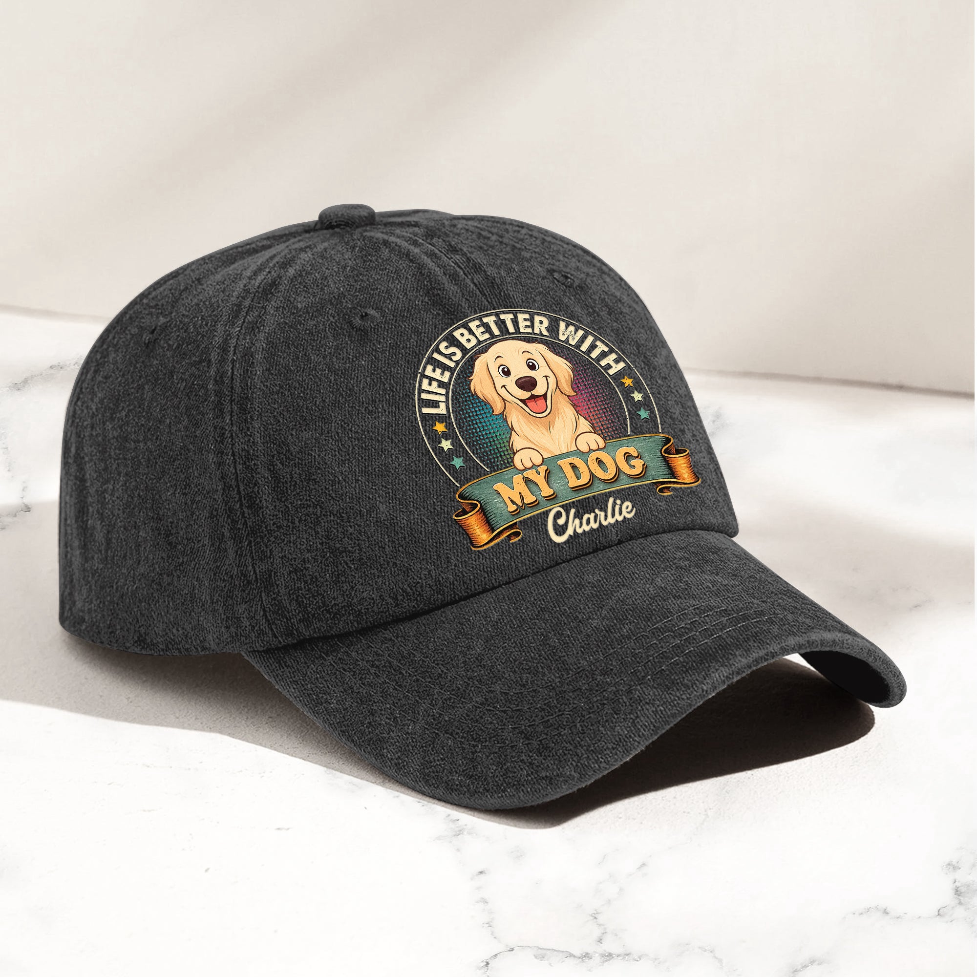 Life_Is_Better_With_My_Dog_Personalized_Cap_2