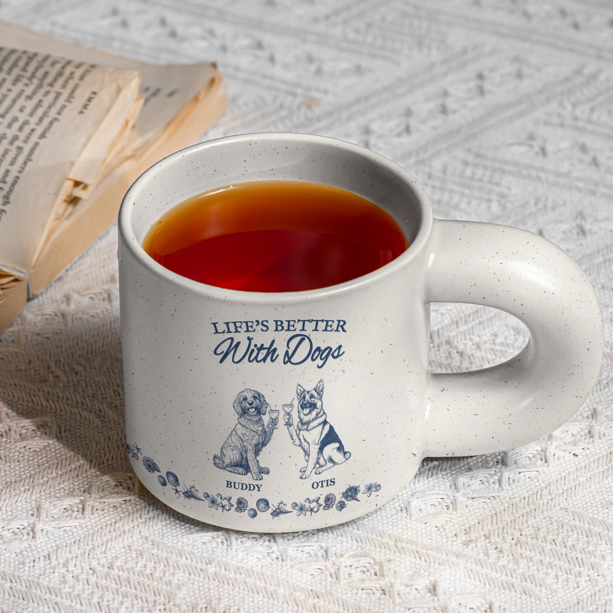 Life's Better With Dogs - Personalized Chunky Mug