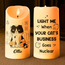 Light Me When - Personalized LED Candle