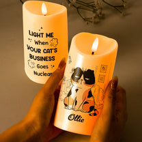 Light Me When - Personalized LED Candle