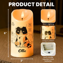 Light Me When - Personalized LED Candle