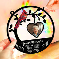 Light That Leads My Way - Personalized Photo Rainbow Suncatcher