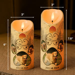 Light This Candle And Know I'm Here - Personalized Photo LED Candle