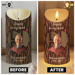 Light This Candle See It Glow - Personalized Photo LED Candle