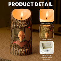 Light This Candle See It Glow - Personalized Photo LED Candle