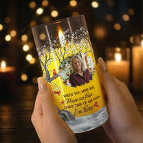 Light This Up & Know I'm Here Memorial Gift - Personalized Photo LED Candle Light