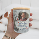 Light This Up & Know I'm Here Memorial Gift - Personalized Photo LED Tea Light Holder