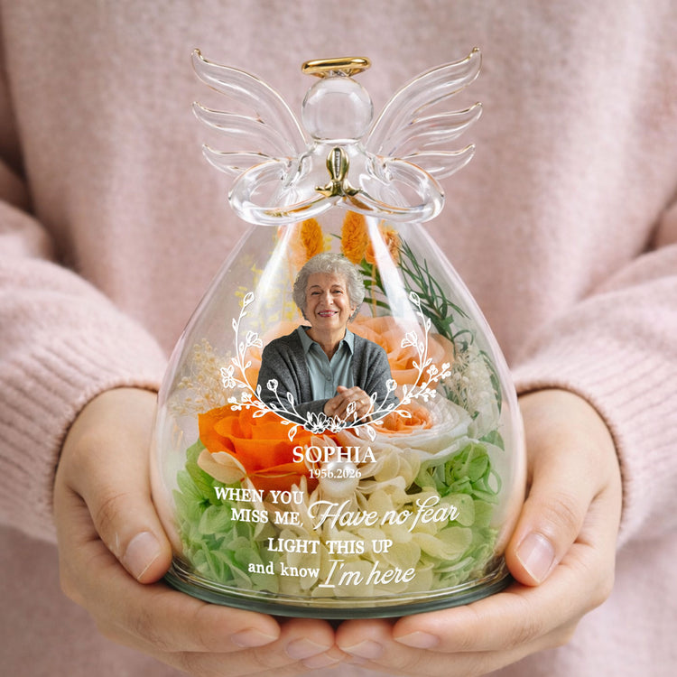 Light-This-Up-And-Know-Im-Here-Memorial-Gift-Personalized-Flower-In-Glass-Angel-Figurines-6