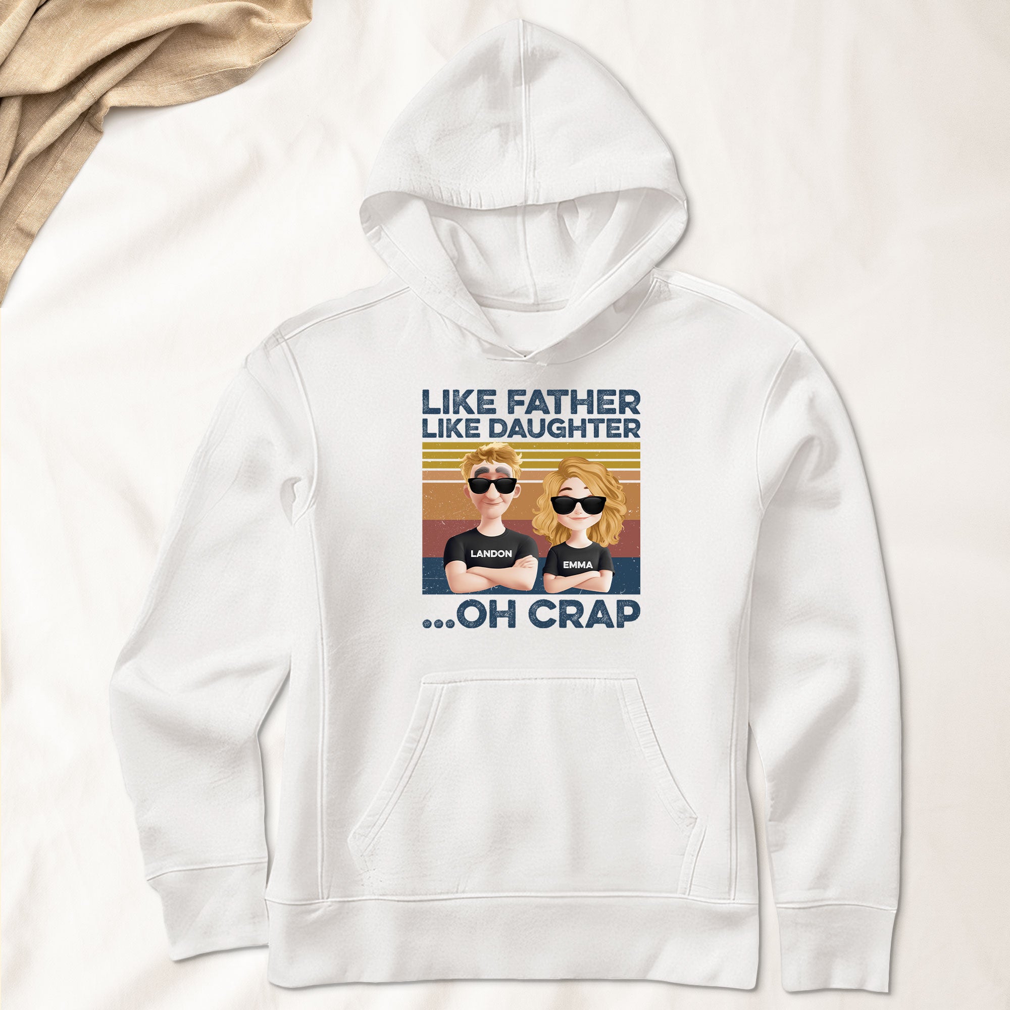 Like Dad Like Daughter - Personalized Shirt