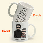 Like Father Like Son Oh Crap - Personalized Mug