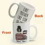 Like Mother Like Son Oh Crap - Personalized Mug