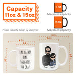 Like Father Like Daughter Oh Crap - Personalized Mug