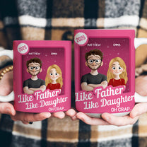Like Father Like Daughter Oh Crap Toy Box - Personalized Mug