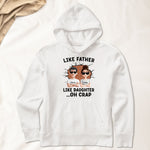 Like Father, Like Daughter ...Oh Crap - Comic Version - Personalized Shirt