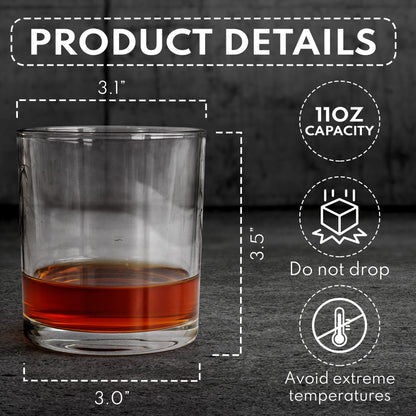 Like Father, Like Daughters ...Oh Crap - Personalized Whiskey Glass