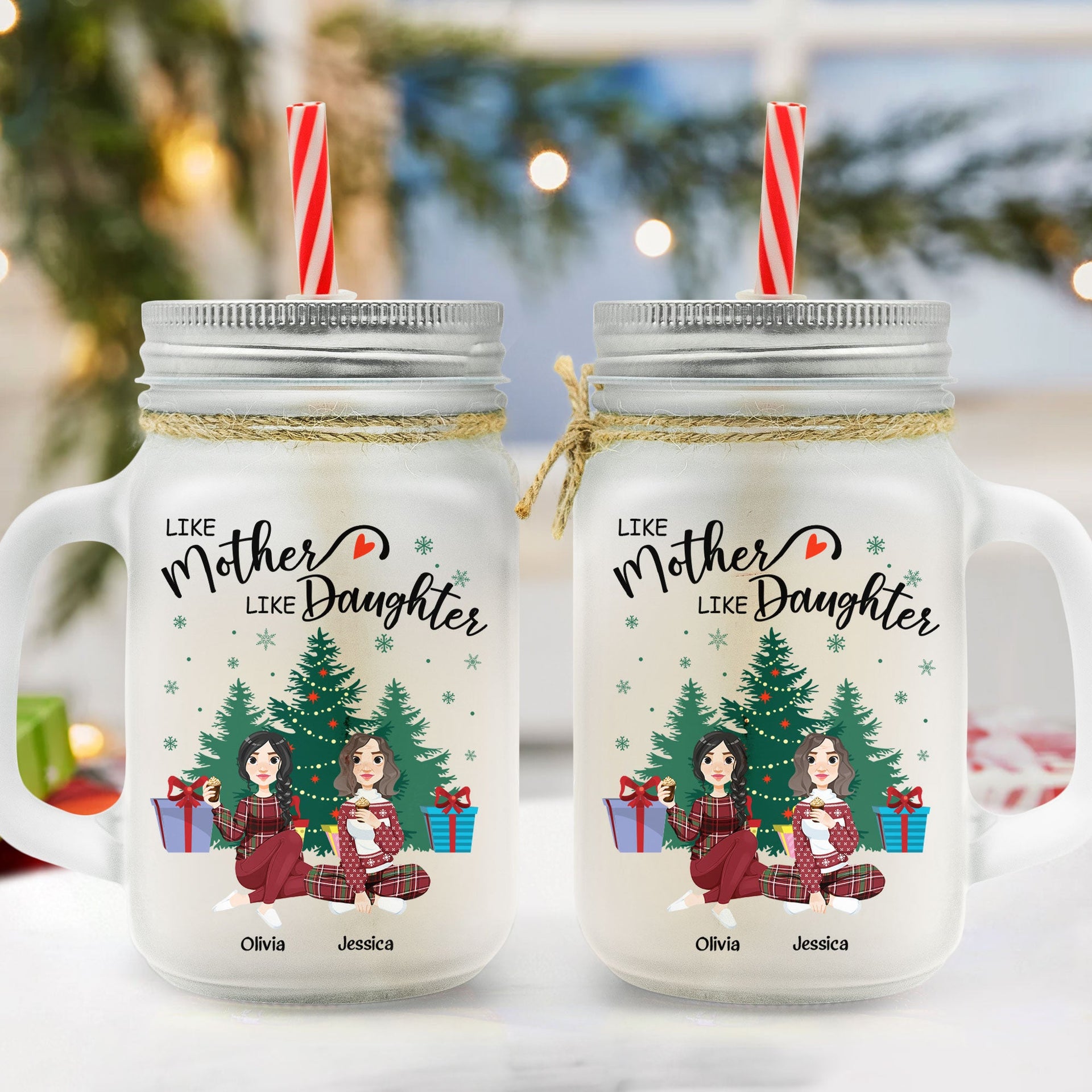 Christmas Mason Jars - Made To Be A Momma