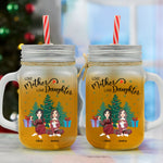 Like Mother Like Children - Personalized Mason Jar Cup With Straw