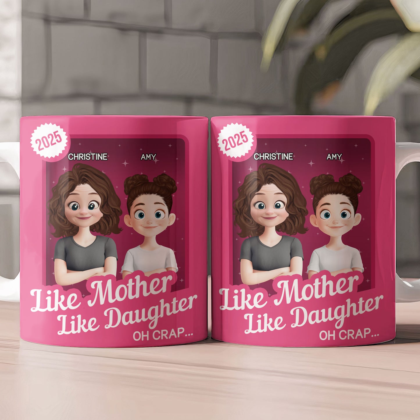 Like Mother Like Daughter Oh Crap Toy Box - Personalized Mug