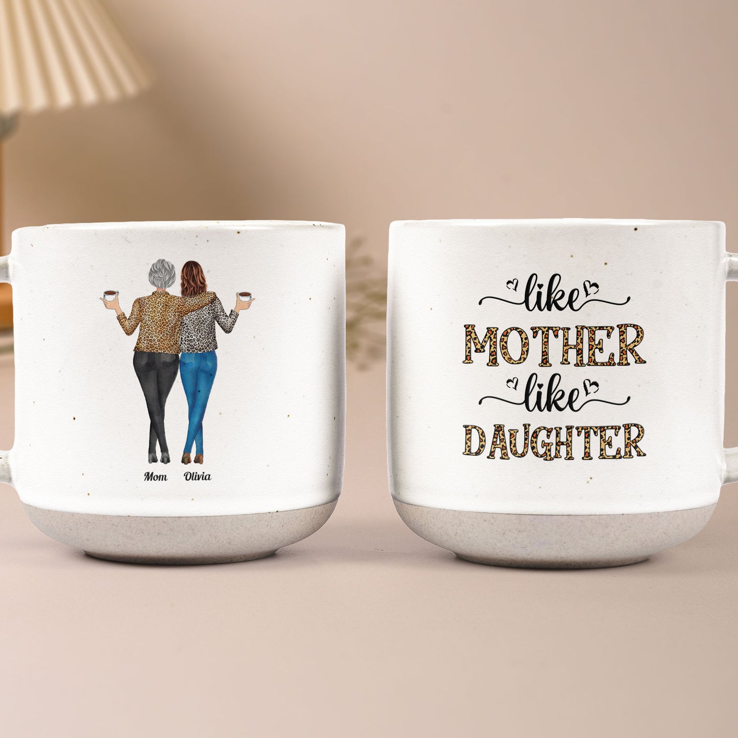 Like Mother Like Daughter - Personalized Pottery Mug