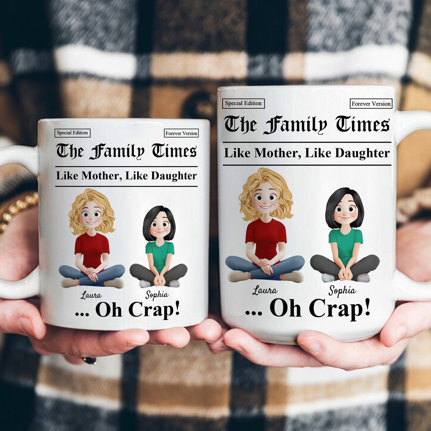 Like Mother Like Daughter, Son, Children ...Oh Crap! - Personalized Mug