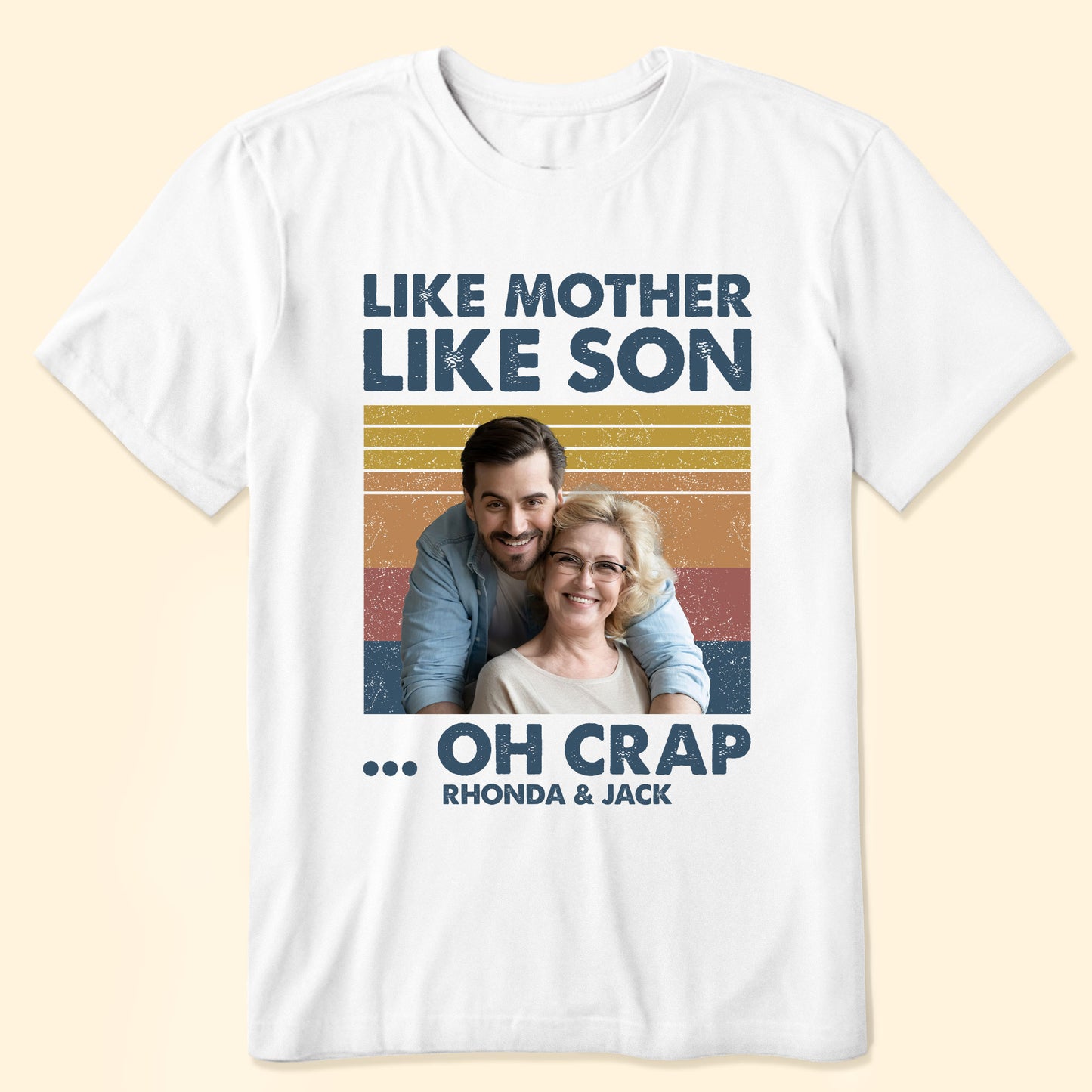Like Mother Like Son - Personalized Photo Shirt