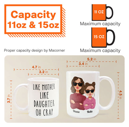 Like Mom Like Daughter - Personalized Mug