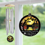 Listen To The Wind And Think Of Me - Personalized Suncatcher Wind Chimes