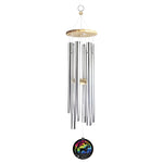 Listen To The Wind And Think Of Me - Personalized Suncatcher Wind Chimes