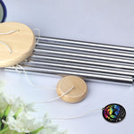 Listen To The Wind And Think Of Me - Personalized Suncatcher Wind Chimes