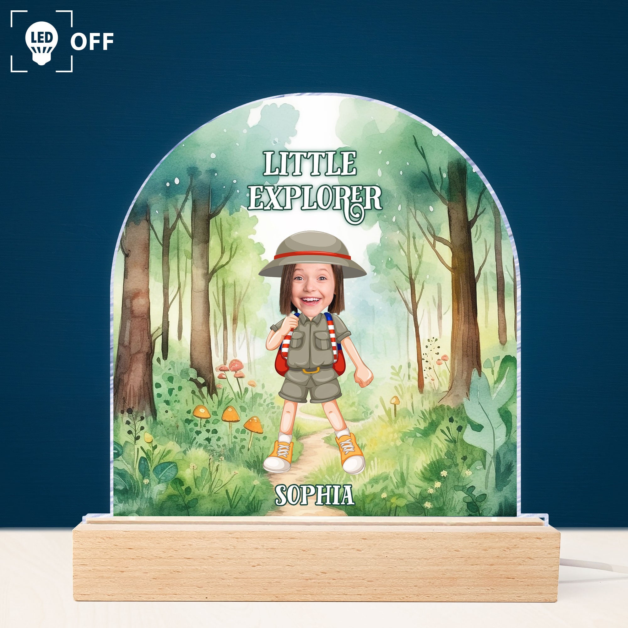 Little Explorer - Personalized Photo LED Light