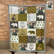 Little Happy Camper - Personalized Photo Blanket
