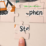 Little Boy Construction Truck - Board Game For Sons, Kids - Personalized Photo Jigsaw Puzzle