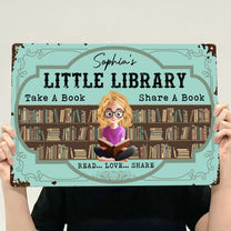 Little-Book-Box-Free-Library-Personalized-Metal-Sign-3