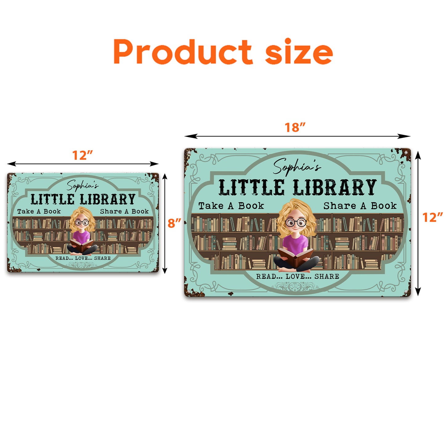 Little-Book-Box-Free-Library-Personalized-Metal-Sign-5