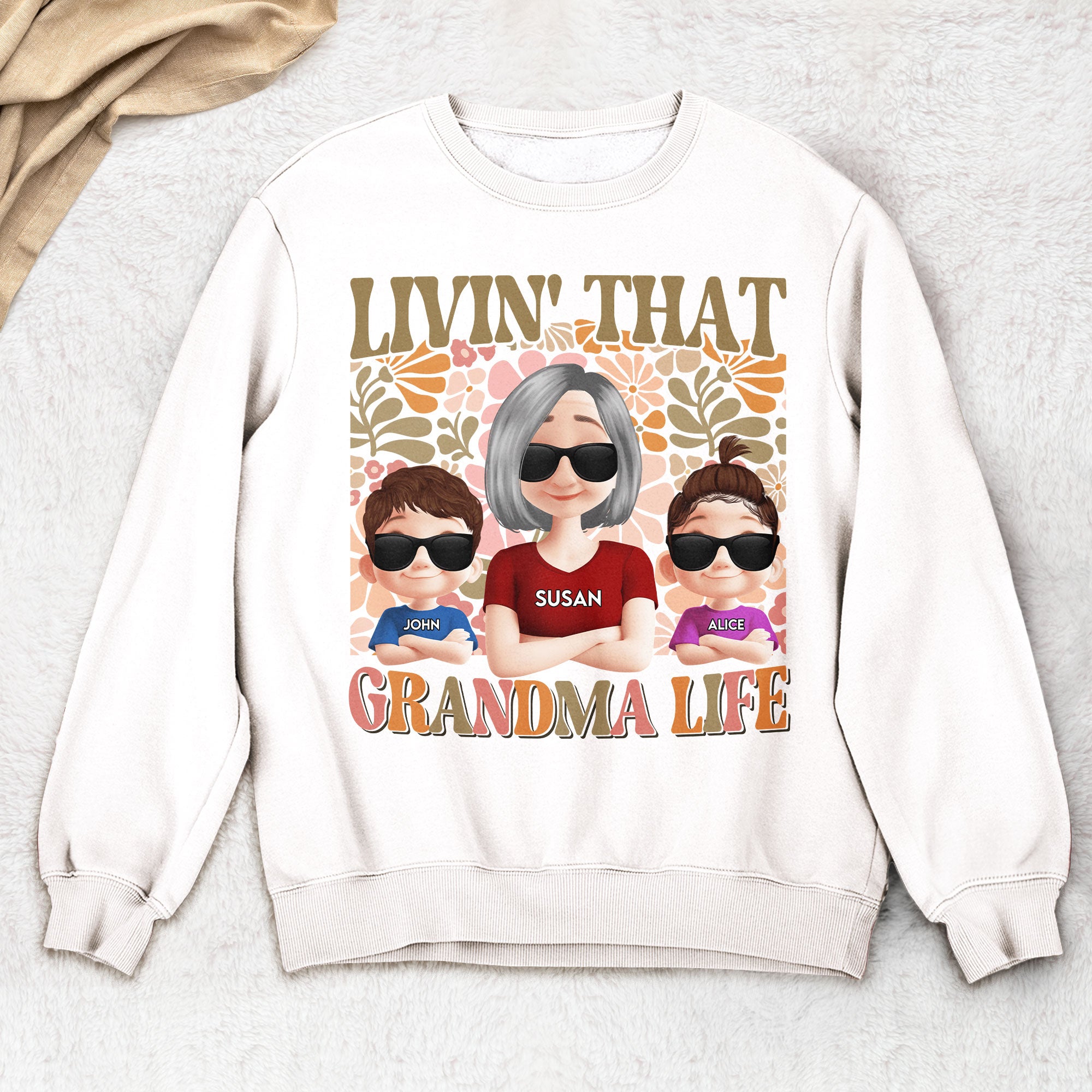 Livin' That Grandma Life - Personalized Shirt