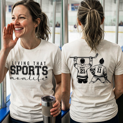 Living That Sports Momlife - Personalized Shirt