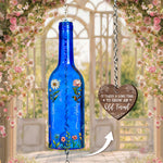 Long Time To Grow Old Friends - Personalized Wine Bottle Wind Chime