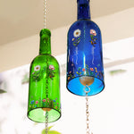 Long Time To Grow Old Friends - Personalized Wine Bottle Wind Chime