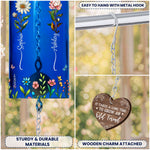 Long Time To Grow Old Friends - Personalized Wine Bottle Wind Chime