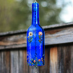 Long Time To Grow Old Friends - Personalized Wine Bottle Wind Chime