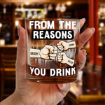 Look At You Landing Our Mom - Personalized Whiskey Glass
