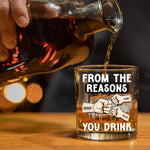 Look At You Landing Our Mom - Personalized Whiskey Glass