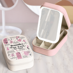 Look At You, You Got This - For Daughter, Friends, Self Gift - Custom Makeup Box With LED Mirror