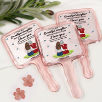 Look In This Mirror I Hope You See What I See - Personalized Handheld Mirror